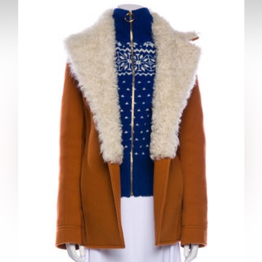 TORY BURCH Lancaster Sherpa Coat